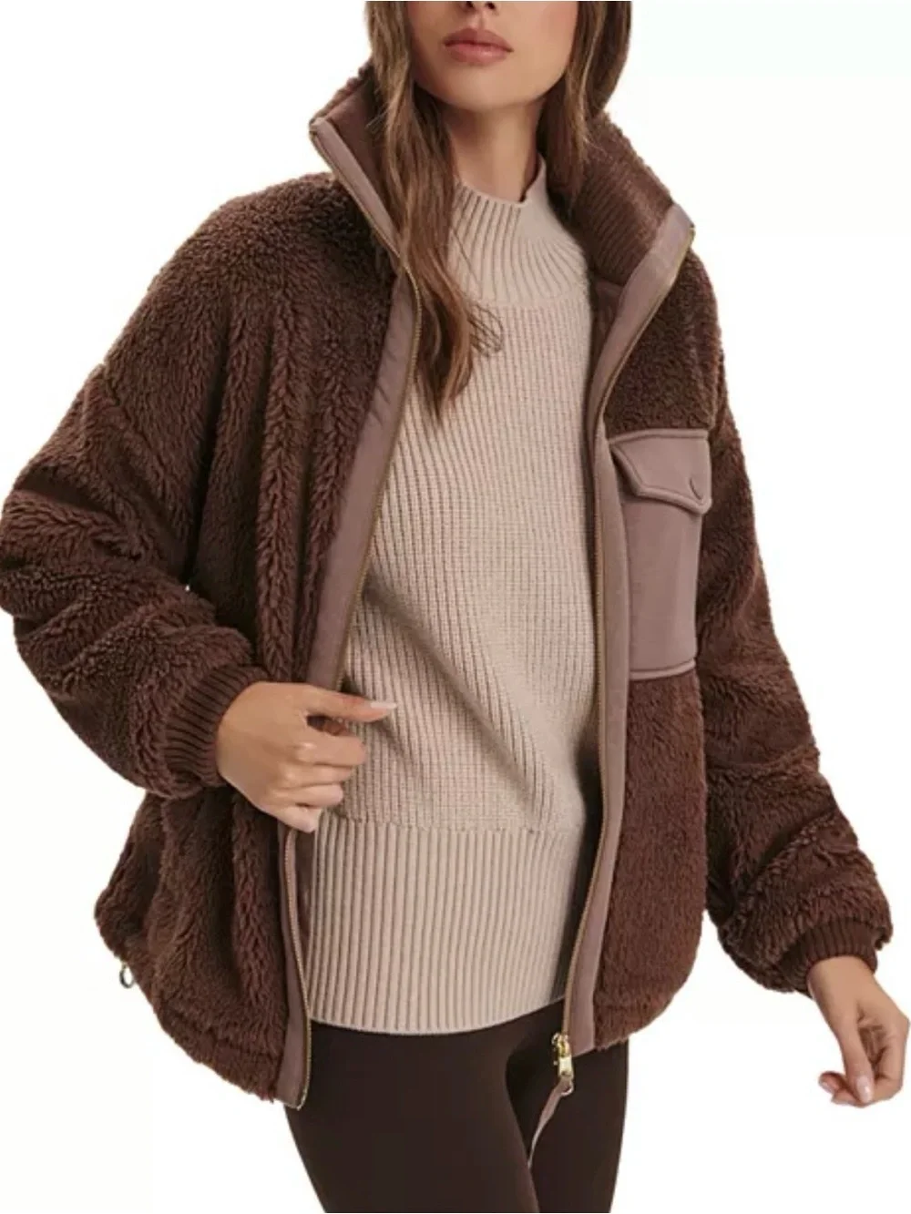 ▪️NWT Varley Lowell Sherpa Fleece Jacket